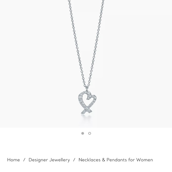 Tiffany & Co. Diamond & 18K Paloma Picasso ‘Loving Heart’ Necklace - Picture 12 of 13